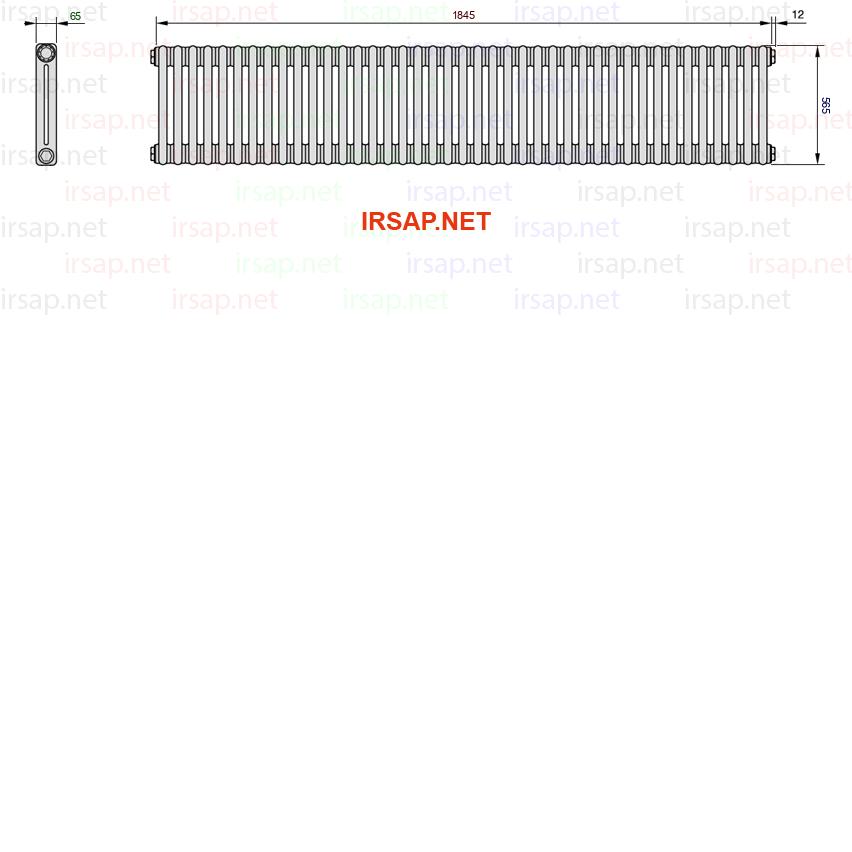 Радиатор IRSAP Tesi 20565/41 T23 CL 01
